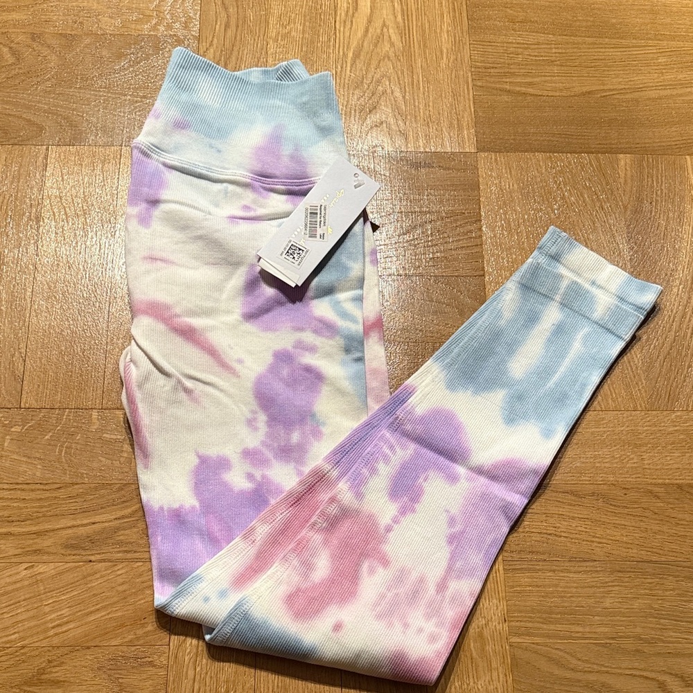 Spiritual Gangster Pastel Tie-Dye Leggings